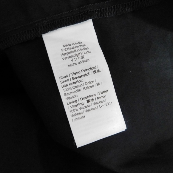 NWT!! J. CREW Meadow Dress Smocked Cotton Poplin Solid Black Midi Small Tall - Picture 14 of 15